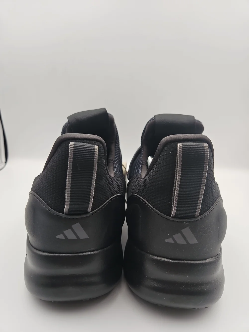 adidas Men's Black Cloudfoam Slip-On Athletic Sneakers
